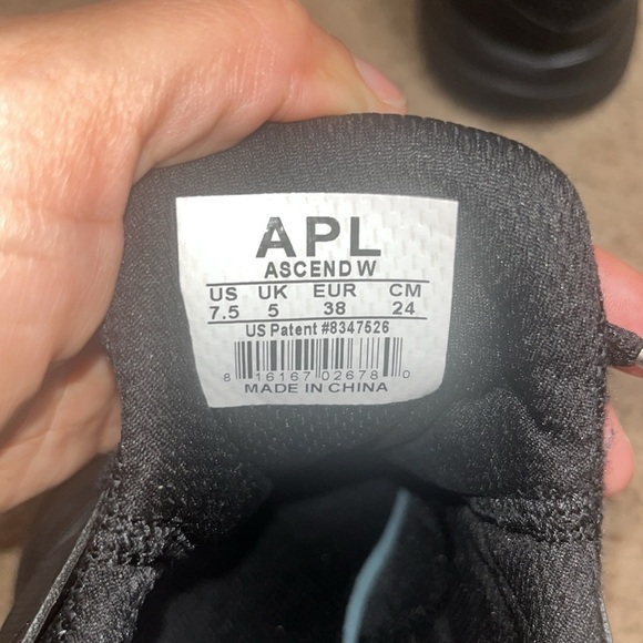 APL Women’s Ascend High Top TechLoom Black 7.5 - Picture 12 of 13